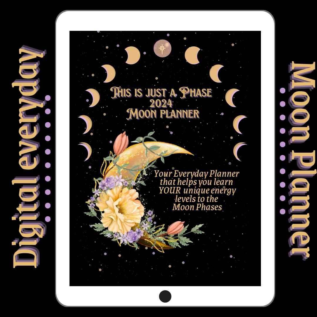 2024 DIGITAL Moon Planner - Etsy Australia