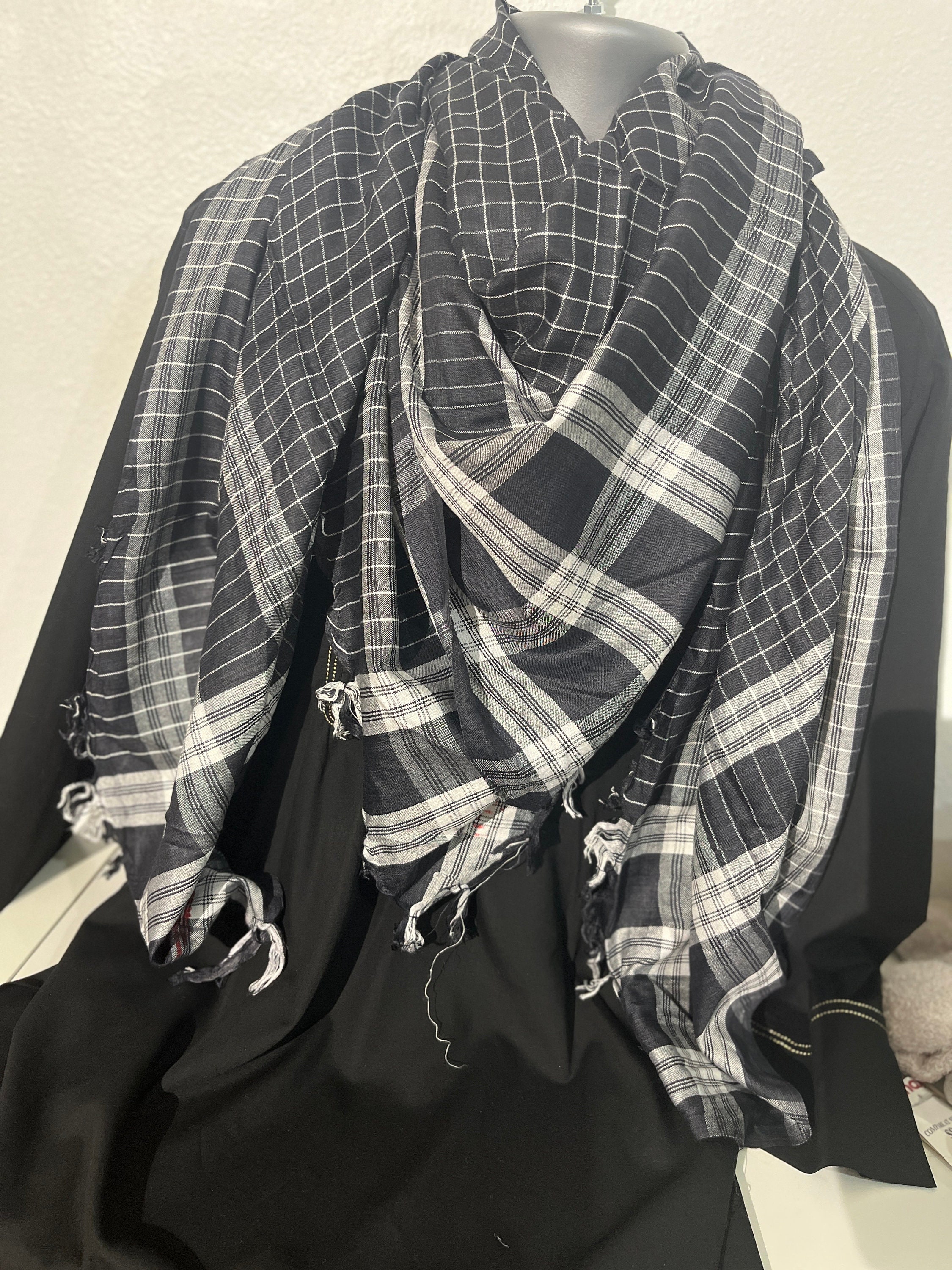 Shemagh Keffiyeh Arab Scarf Afghan Scarf Dismal Afghan Flag Scarf