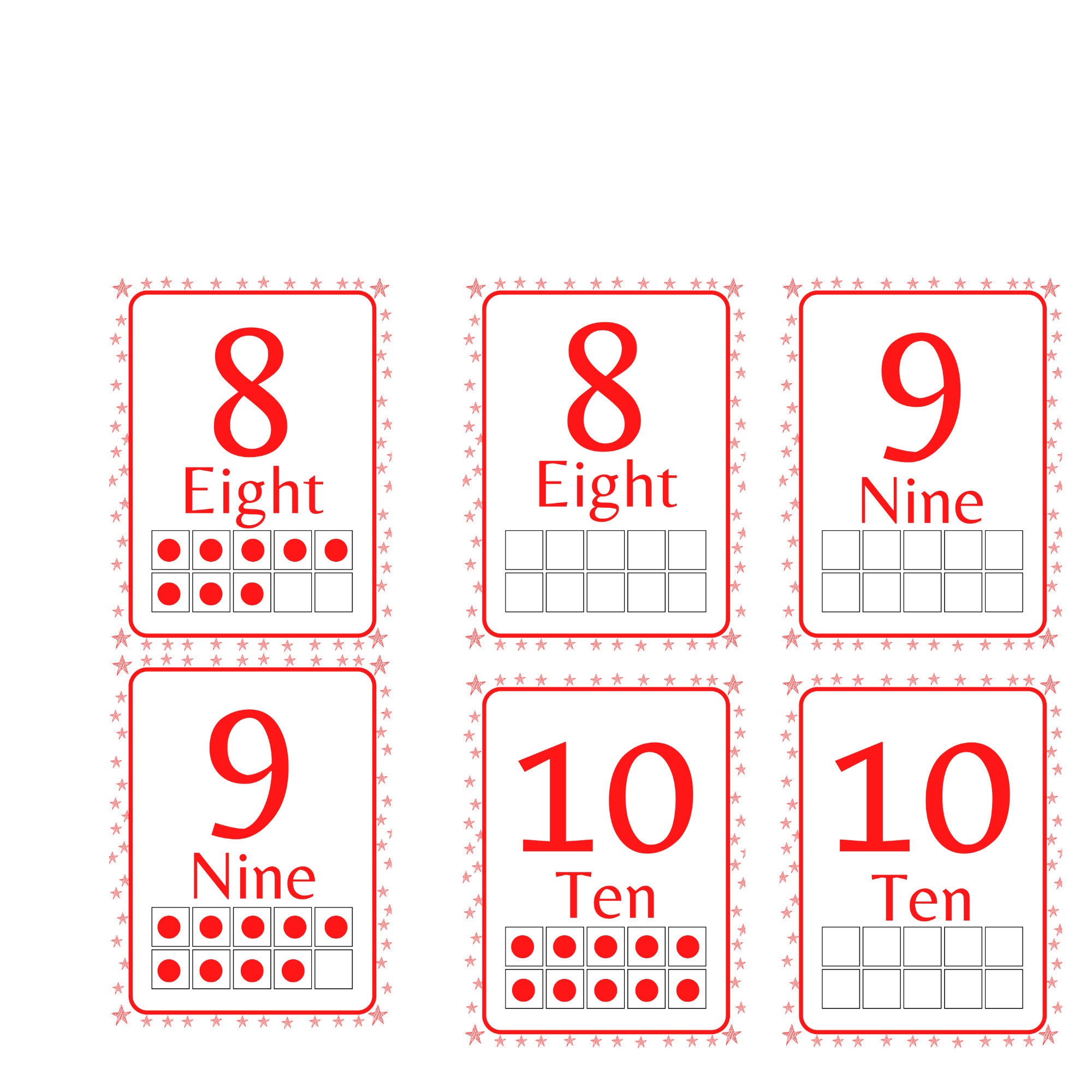 Number 1 10 Handwriting Printable Worksheets Sheets Home Schooling