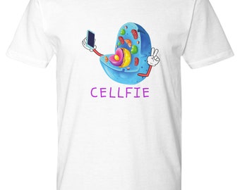 Cell Fie Funny Science Biology Teacher T-Shirt, Back to School Science T-Shirt, Funny Biology Shirt for Your Favorite Teacher