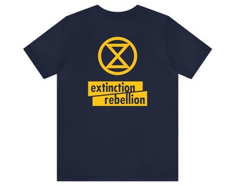 Camiseta unisex de Rebelión contra la Extinción: Concientización sobre el Cambio Climático