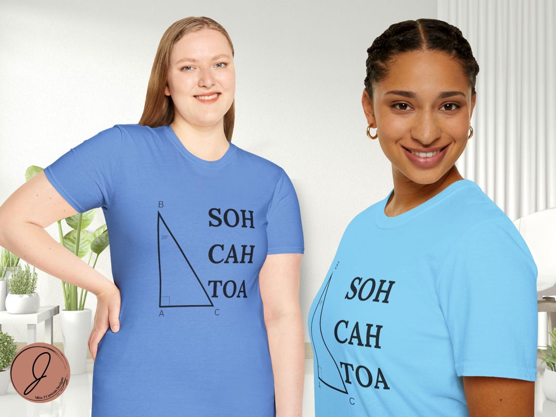 Socotah Math Math Teacher SOHCAHTOA T-shirt: Trigonometry Geometry Gift - Etsy