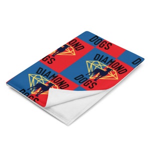Diamond Dogs Throw Blanket: Soft Silk-Touch Polyester Blanket