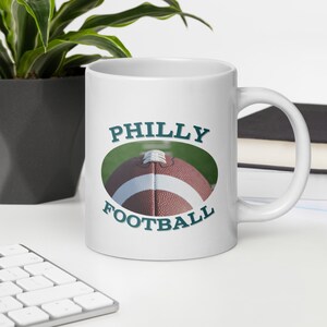 Philly Football Coffee Mug, Coffee Mug for Football Fans, Philly Football Fan Coffee Mug