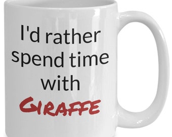 Giraffe Coffee Mug: Funny Giraffe Lover Gift