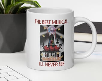 Death Rattle Dazzle - Tributo musical de Only Murders, taza de fan de OMITB, productos de Only Murders para tu fan favorito