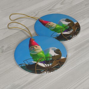 Vermont Christmas Ornament, Vermont Gnome Christmas Ornament, Vermont Christmas Ornaments, Winter Christmas Ornament