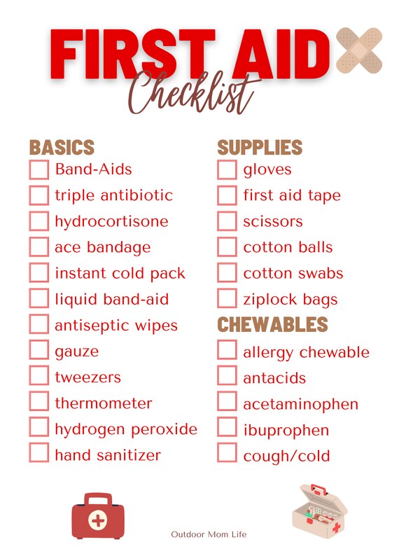 Pdf First Aid Kit Checklist First Aid Kit Contents Checklist Template Pdf First Aid Kit Checklist First Aid Kit Contents Checklist Template