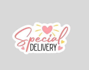 Special Delivery Stickers: Thank You Happy Mail, Shop Small (10 Stickers)