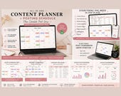 Content Planner for Creators | Social Media Planner | TikTok & Instagram Content Calendar | Digital Download