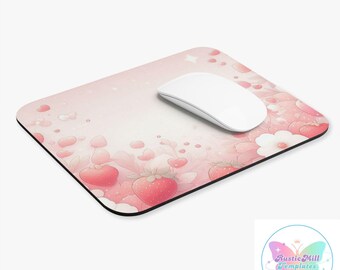Strawberry Mousepad | Pastel Desk Accessory