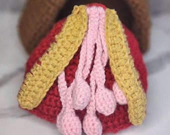 Handmade Crochet Breast Anatomy Model