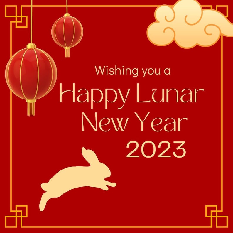 2023 Lunar New Year Digital e-Greetings Card/Social Media image 1