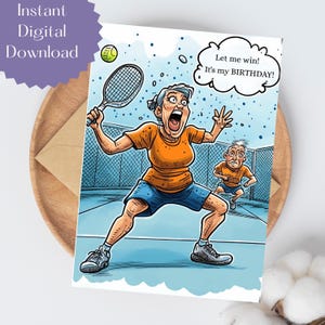 Pickleball Birthday Cards, Pickleball Gifts for Women, Pickleball Cards, Funny Birthday Cards, Boy Birthday Card, Girl Birthday Card