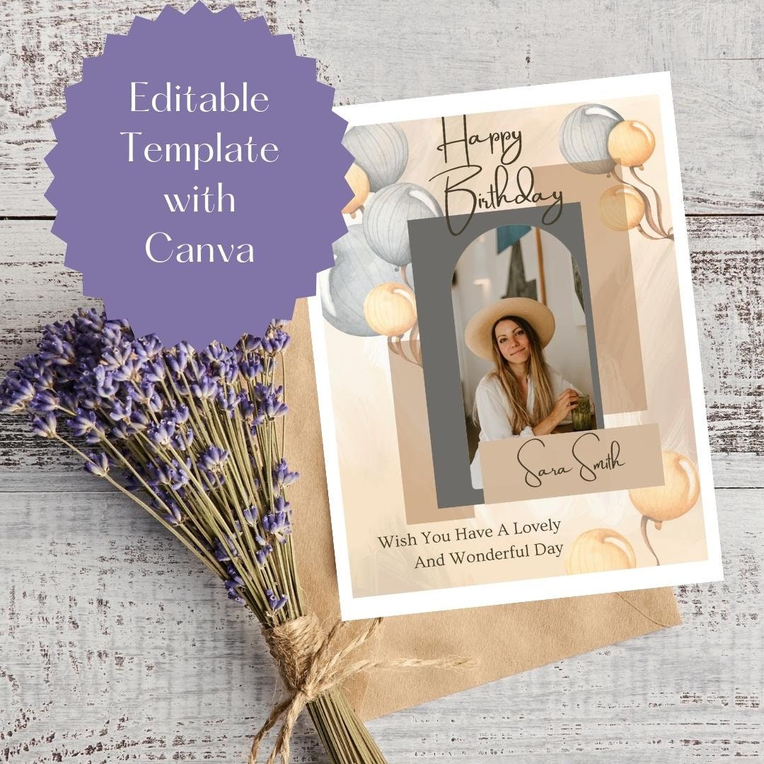 Birthday Card, Card for Her, Custom Birthday, Unique Birthday