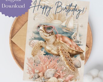 Achat Carte D'anniversaire Drôle De Tente De Tortue En Gros