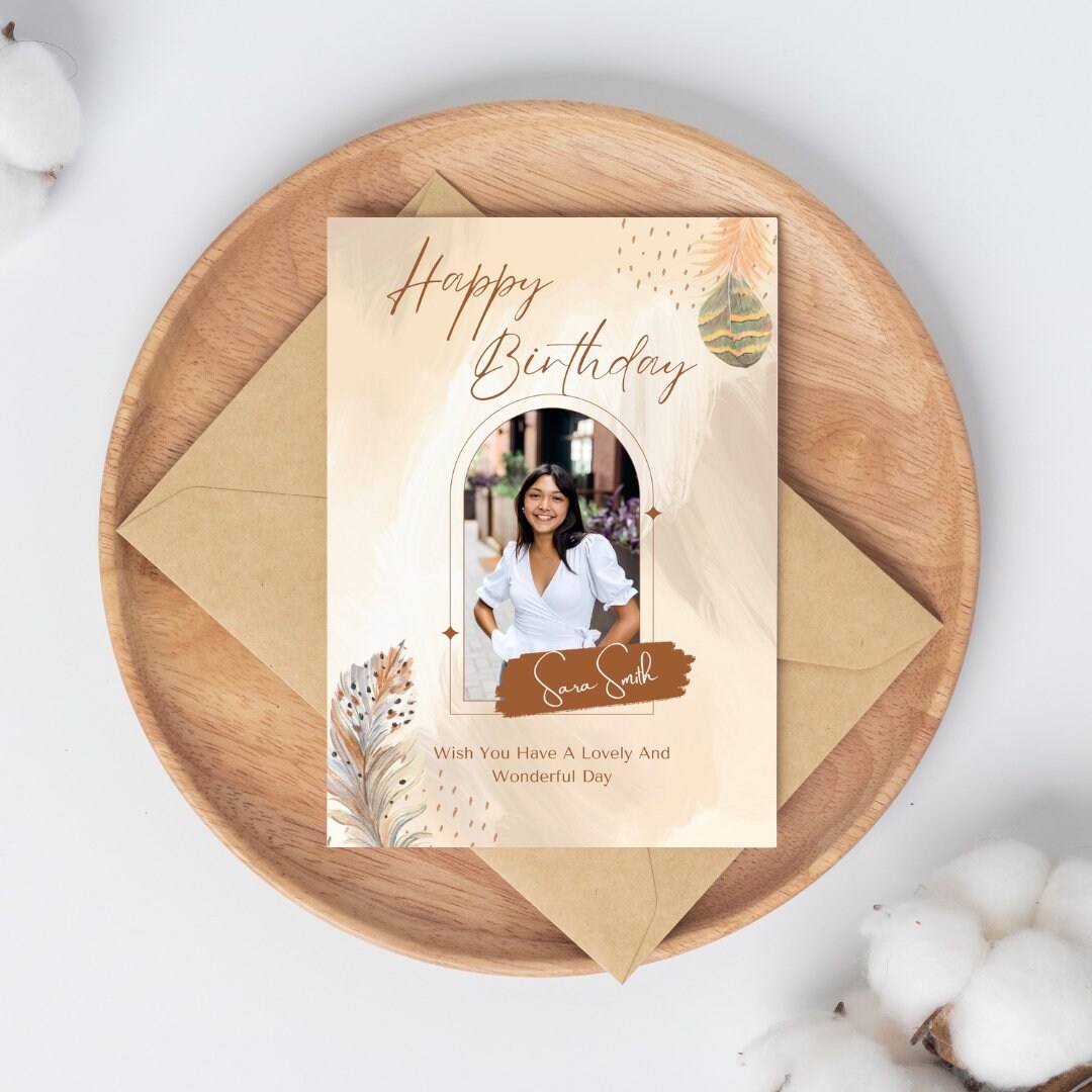 Birthday Card, Card for Her, Custom Birthday, Unique Birthday