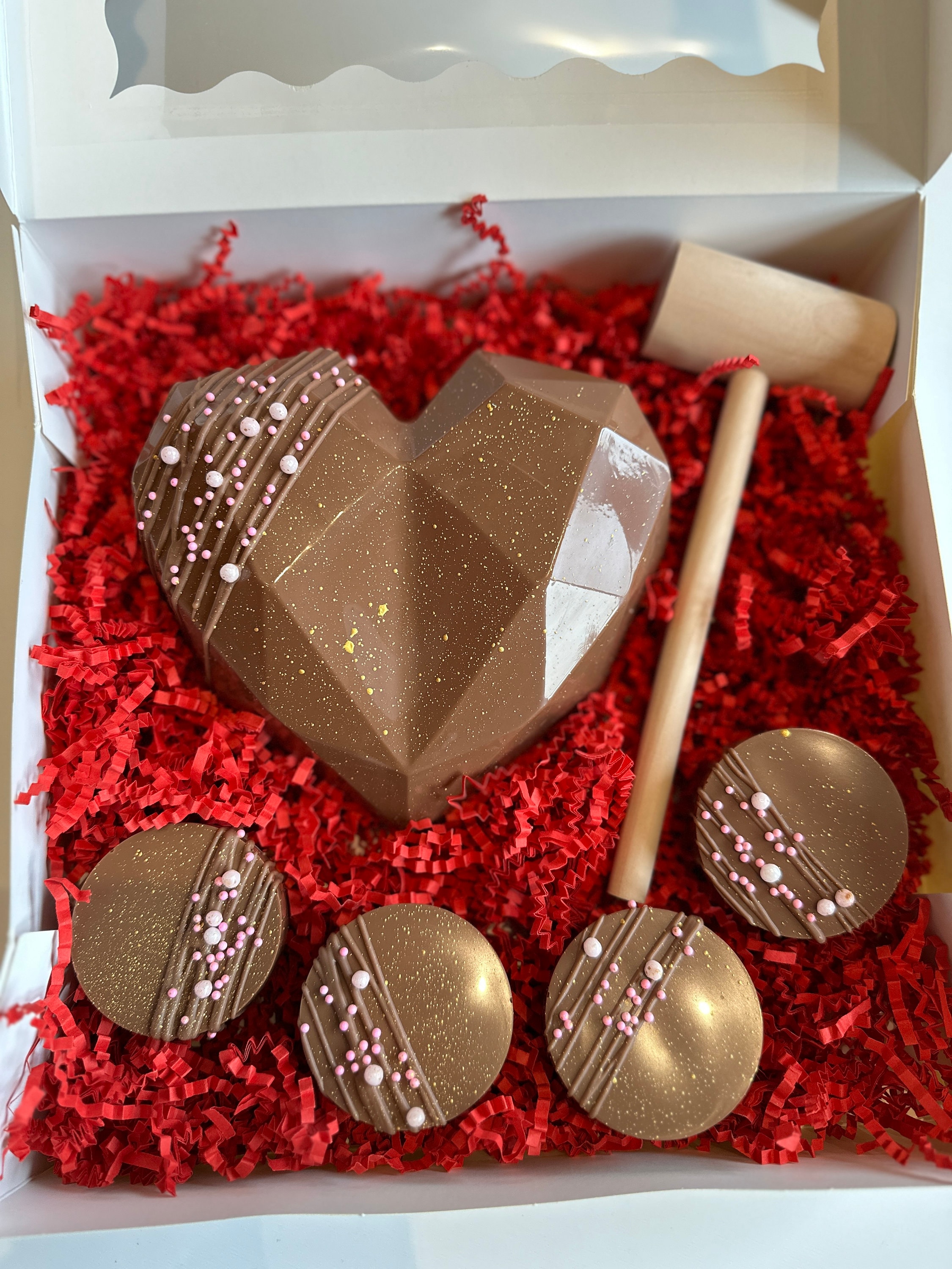 GDC - Girls Don’t Cry Bite Heart chocolate box Breakable Chocolate Heart + Chocolate Covered Oreos