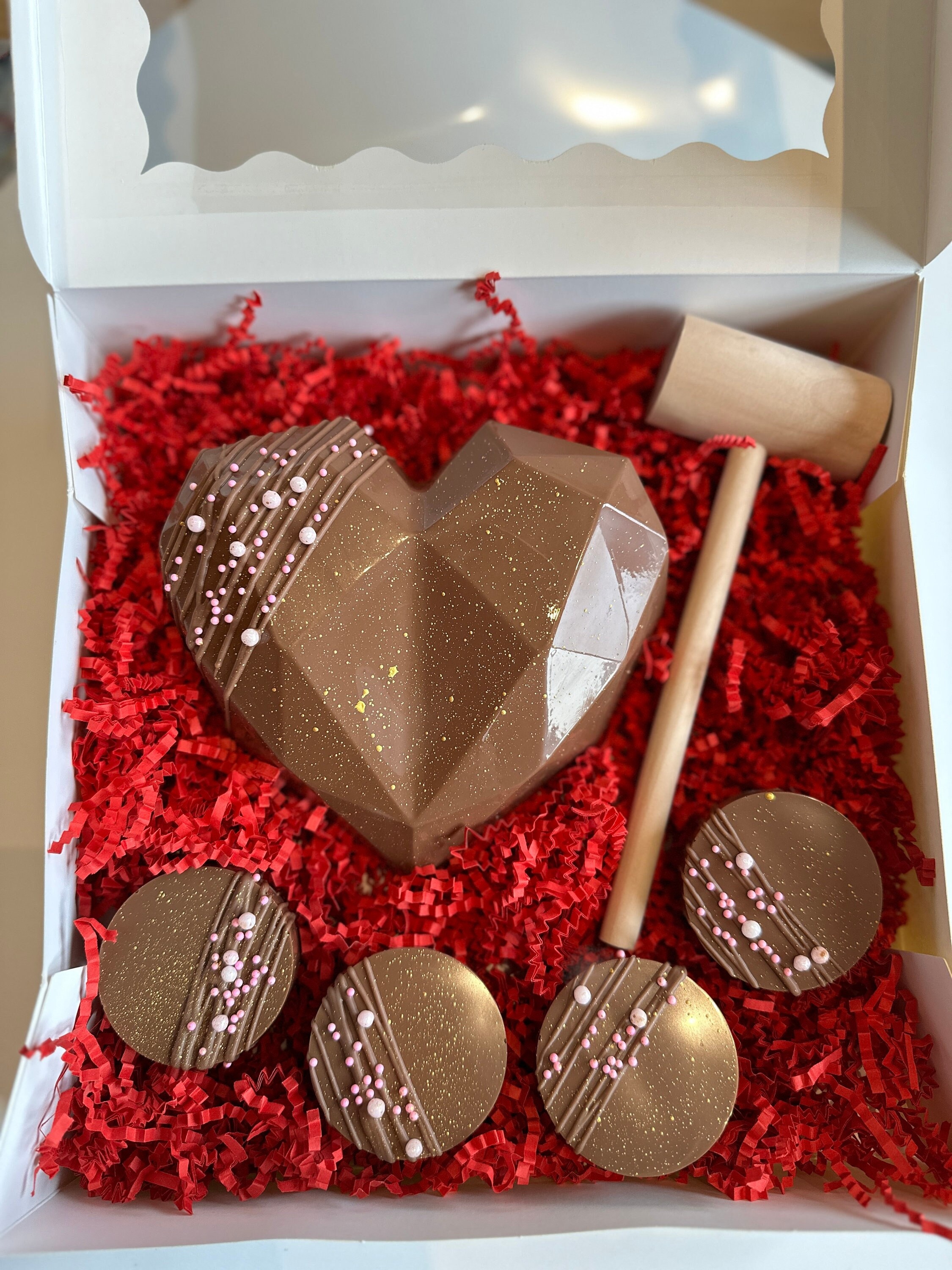 Breakable Chocolate Heart - Courtney's Sweets