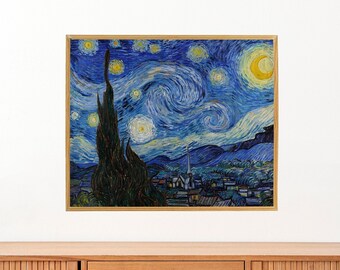 フィンセント・ファン・ゴッホ『星月夜』1889年｜ファインアート