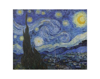 フィンセント・ファン・ゴッホ『星月夜』1889年｜ファインアート