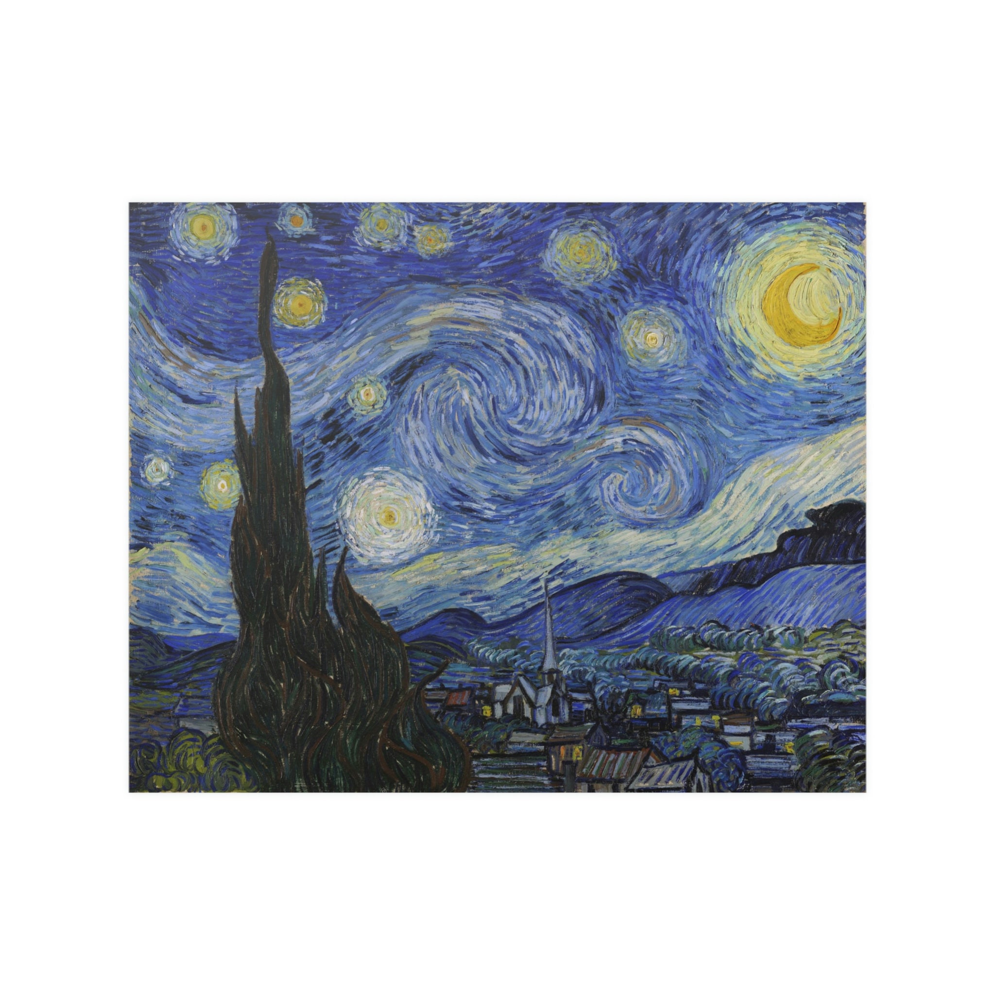 フィンセント・ファン・ゴッホ『星月夜』1889年｜ファインアート
