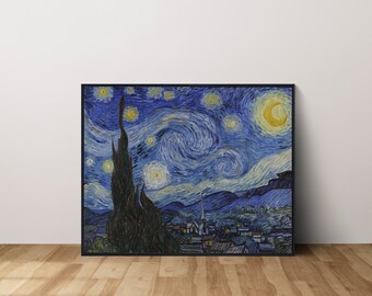 フィンセント・ファン・ゴッホ『星月夜』1889年｜ファインアート