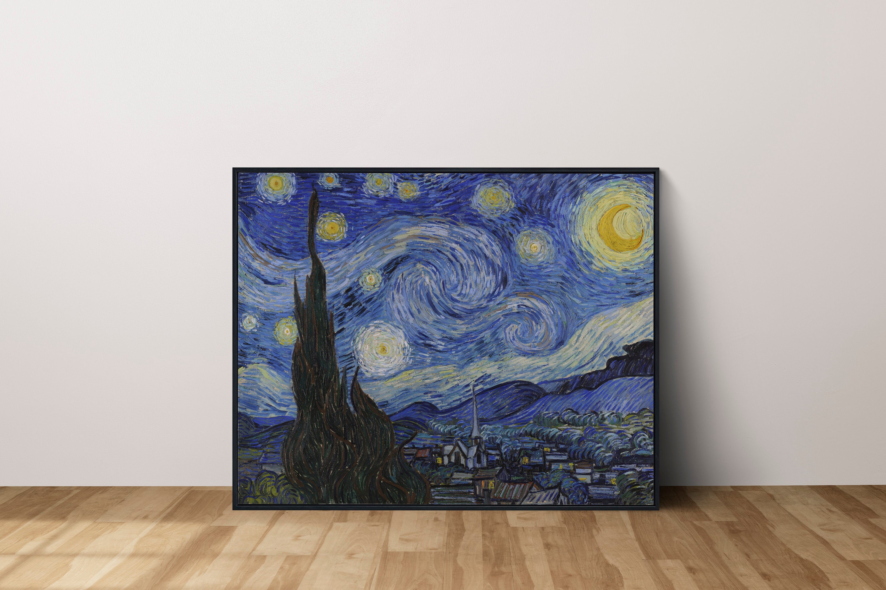 フィンセント・ファン・ゴッホ『星月夜』1889年｜ファインアート