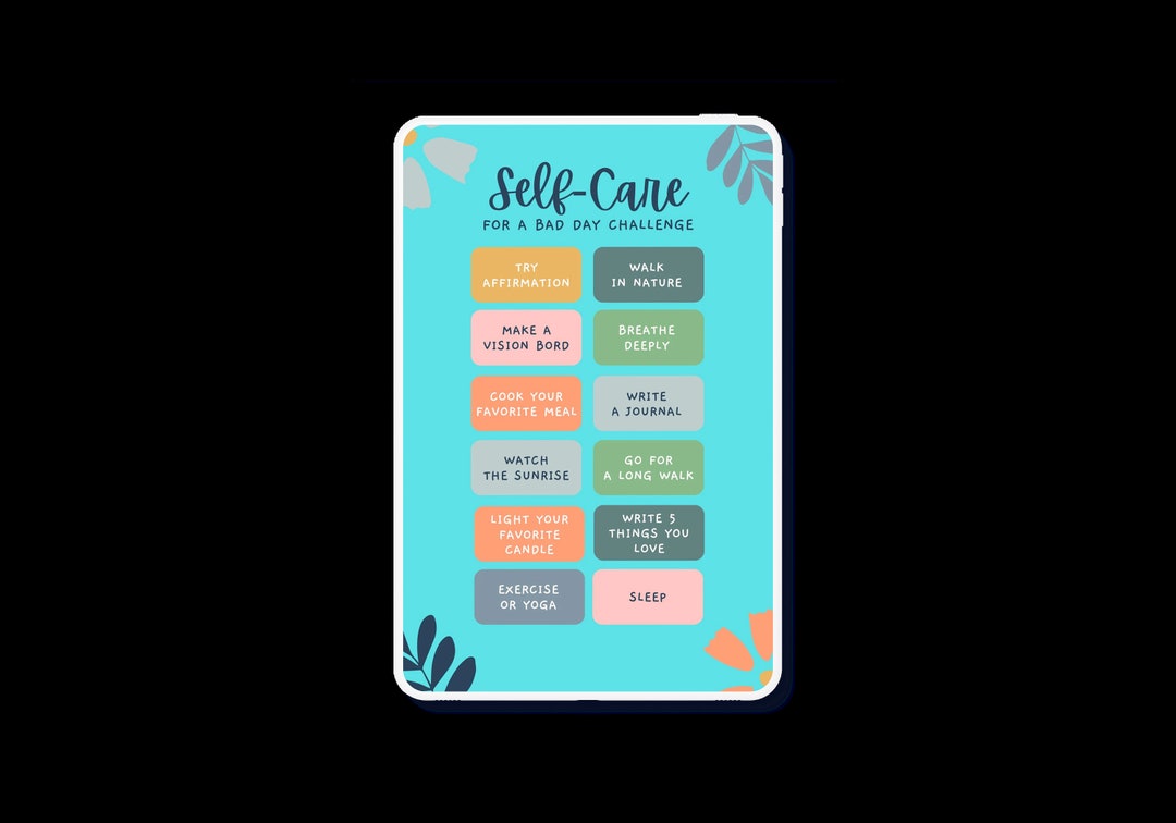 Self Care Digital Planner, Fitness Planner, Workout Planner, Self Care Challenge Planner
