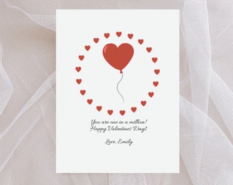 Customizable Valentines Card Download