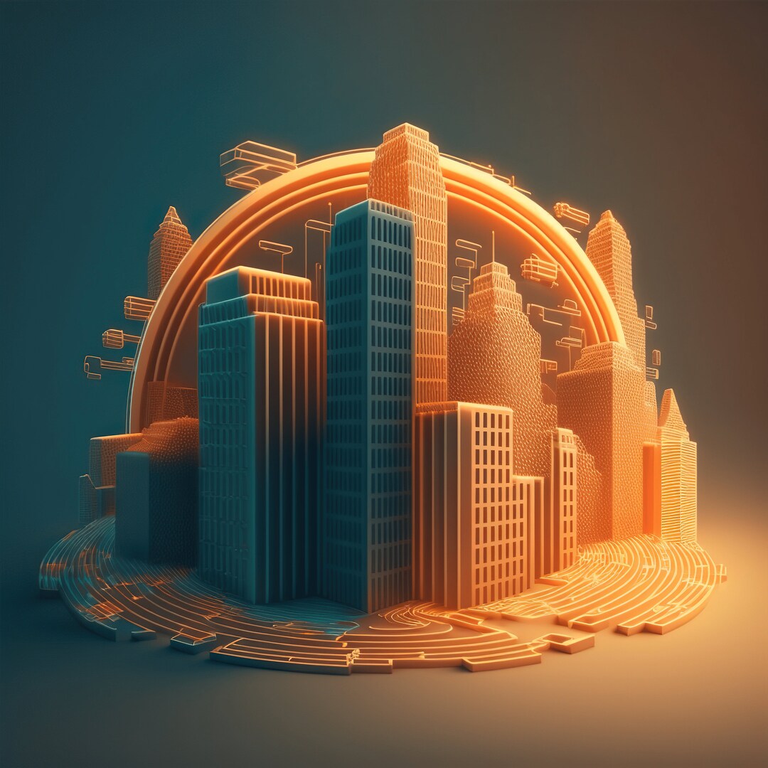Digital Metropolis - Etsy