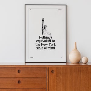 Nas N.Y. State of Mind Lyrics Wall Art / Song Lyrics Digital Download / Nas / N.Y. State of Mind Lyrics Artwork / Gift Idea / Rap Lyrics