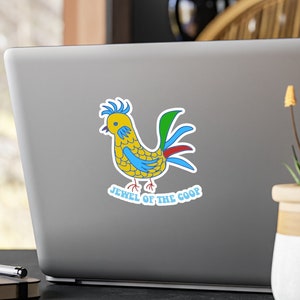 Jewel of the Coop Sticker, Laptop Sticker, Car Sticker,, three sizes
