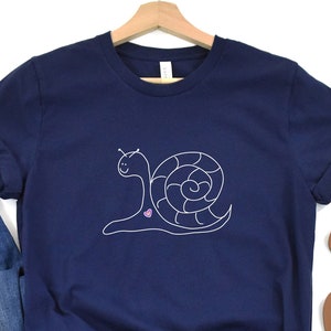 Snail Shirt Cute Snail T-Shirt Funny Snail Tee  Cute Snail Shirt Snail Lover Shirt