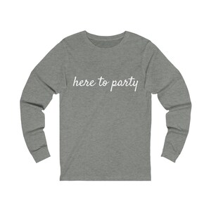 Unisex Jersey Long Sleeve Tee