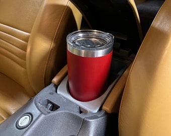 Portavasos para consola central Porsche 996/911 y 986/Boxster - Compatible con vaso Yeti de 20 oz