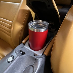 Porsche 996/911 & 986/Boxster Center Console Cup Holder with Storage Compartment - Fits Yeti 20oz Tumbler