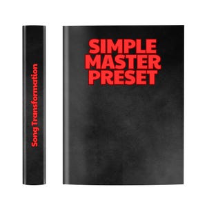 Mastering Preset, Vocal Preset, GarageBand, Simple Master, Vocal Mixing, Male Vocals, Reverb, Pitch Correction, Pop, Presets