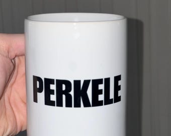Perkele Coffee Mug - Unique Finnish Charm for Your Morning Brew - Ideal Gift for Friends Who Appreciate Wit