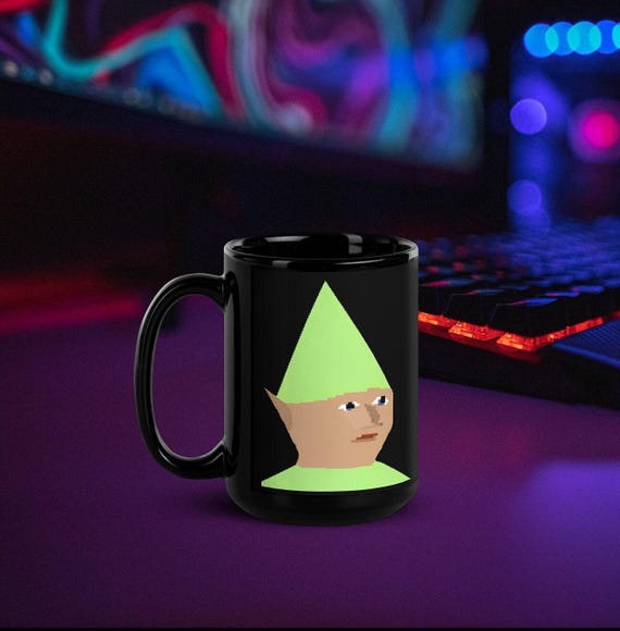 OSRS Coffee Gnome Mug, Old School RuneScape Ceramic gif te Mug