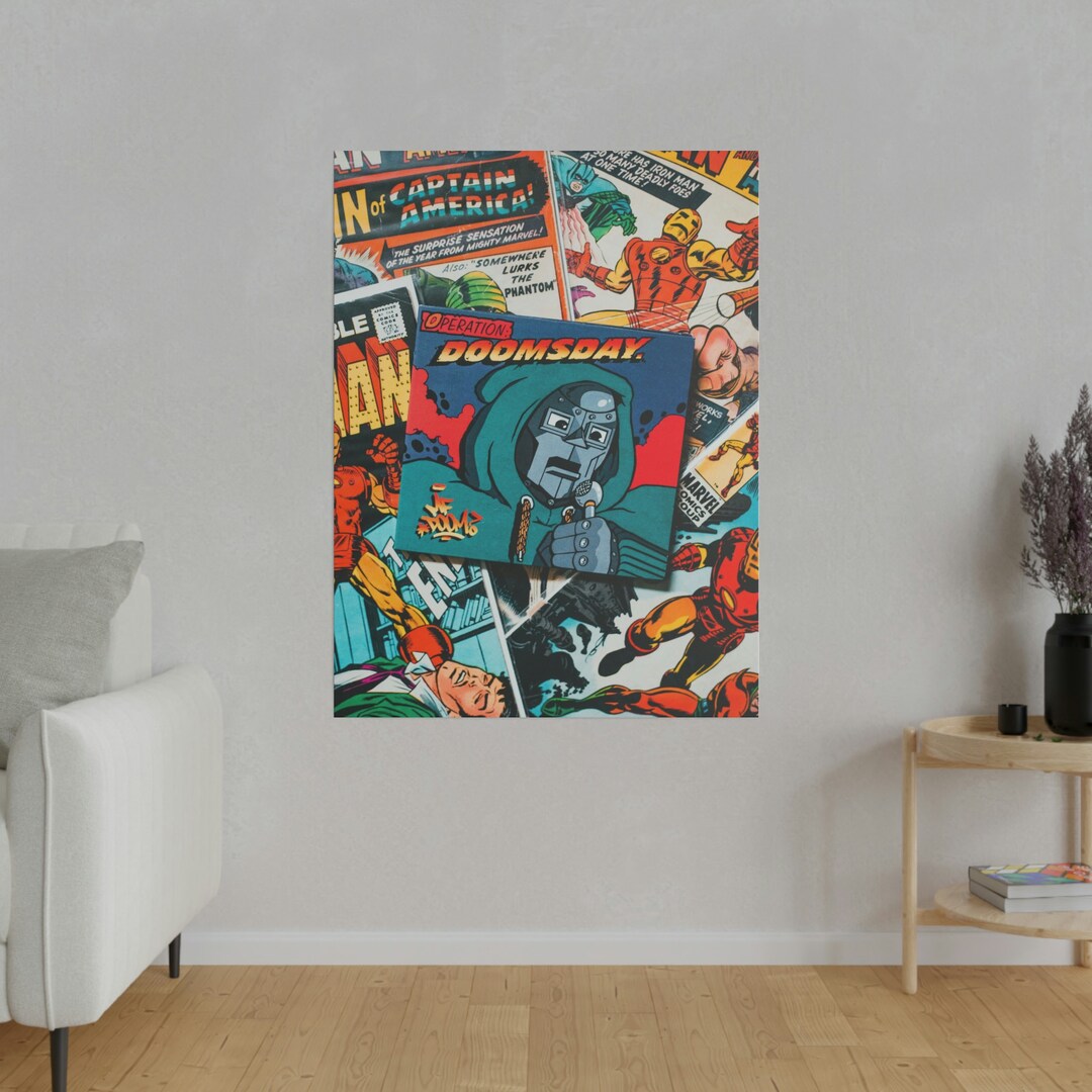 Marvel Comic Canvas Wall Art Etsy