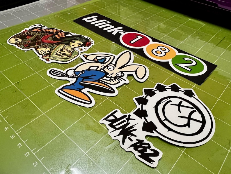 Blink-182 - Set of 4 Vintage Reproduction Stickers - Etsy