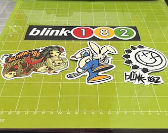Blink-182 - Set of 4 Vintage Reproduction Stickers