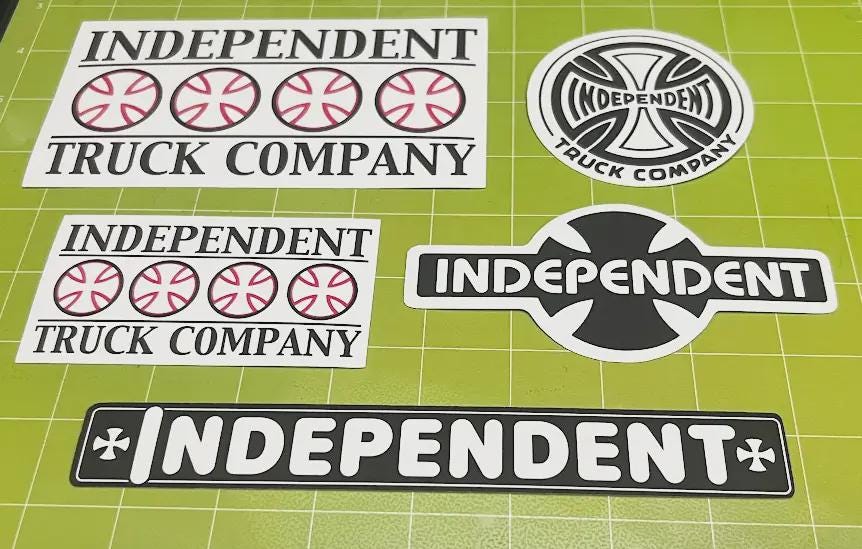 Independent Trucks Sticker - Etsy