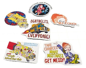 Magic School Bus - Set of 6 Stickers