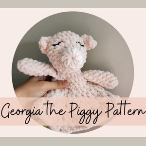 Georgia the Piggy - Padrão de Cobertor Buddy