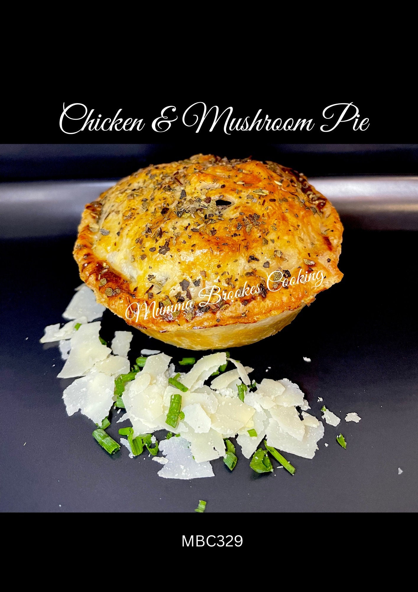CHICKEN & MUSHROOM PIE Recipe. My Delicious Homemade Recipe is Super