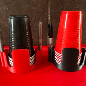 Support pour gobelets de fête avec supports pour Sharpie