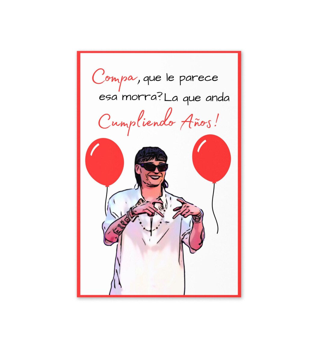 Peso Pluma Birthday Card: Celebrate Your Birthday With the Ultimate
