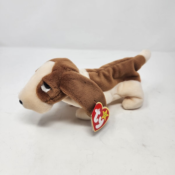 Beanie Babies-Dogs (Lot 2): Rover, Sparky, Dotty, Bernie, Kookie, Tracker, Diddley